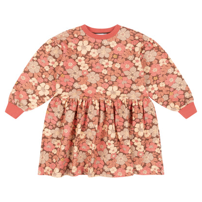 Dress Flowerpower Peach Mingo