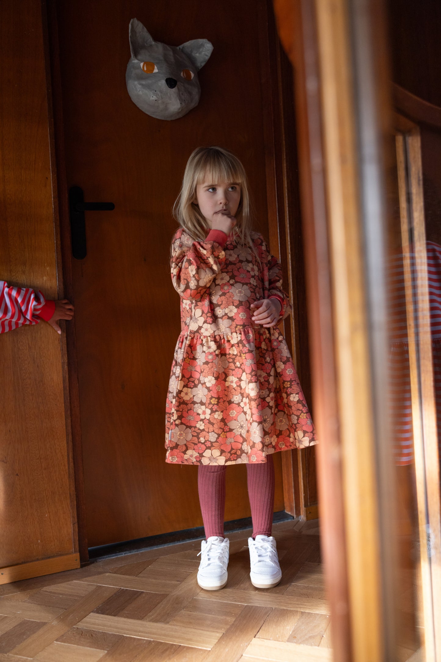 Dress Flowerpower Peach Mingo
