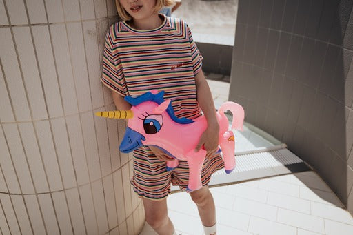 Striped Terry Ruffle Short Cos I Said So