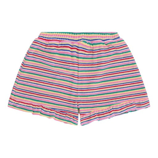 Striped Terry Ruffle Short Cos I Said So
