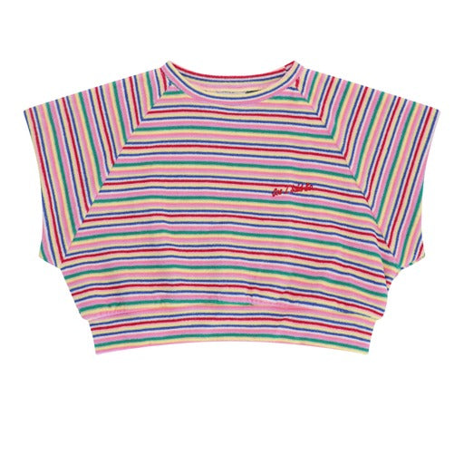 Striped Terry Jog Top Cos I Said So